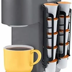 Best Pirce 😍 STORAGENIE Coffee Pod Holder For Keurig K-cup, Side Mount K Cup Storage, Perfect For Small Counters (2 Pack/For 10 K Cups, Black) 🔥 -Small Appliance Parts Shop 41Oy09yGPJS. AC