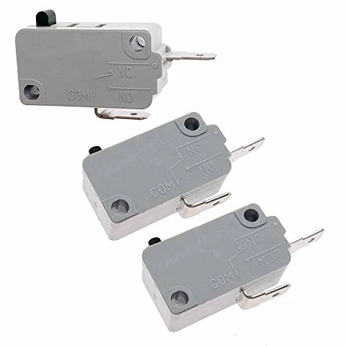 Outlet 🎁 Yoiilnz KW3A Microwave Oven Door Switch 16A 125/250V Door Interloc(Normally Open & Normally Close) (2 Normally Open And 1 Normally Close) 🥰 3 Outlet 🎁 Yoiilnz KW3A Microwave Oven Door Switch 16A 125/250V Door Interloc(Normally Open & Normally Close) (2 Normally Open And 1 Normally Close) 🥰