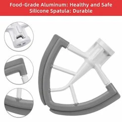 Deals ⌛ Upgraded Paddle Attachment For KitchenAid Tilt-Head Stand Mixer (4.5-5 Quart), Replacement Flex Edge Beater With Scraper For Kitchen Aid 🌟 -Small Appliance Parts Shop 41TQdPI1aXL