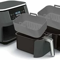 Cheapest 👍 GXF Air Fryer Grill Pan For Ninja Air Fryers, 8.2 IN Premium Round Grill Plate Tray Replacement Parts With Rubber Bumpers For Ninja Foodi, Non-Stick, Dishwasher Safe 🎉 -Small Appliance Parts Shop 41Tl2cghVKL. AC 1