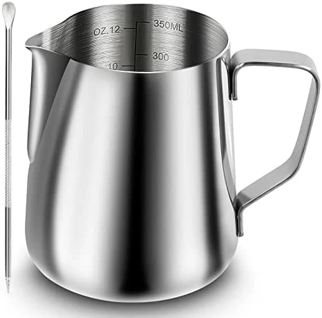 Flash Sale ๐ Saiveina Milk Frothing Pitcher, 12 Oz Milk Frother Steamer Cup Stainless Steel Espresso Cup ๐ 8 Flash Sale ๐ Saiveina Milk Frothing Pitcher, 12 Oz Milk Frother Steamer Cup Stainless Steel Espresso Cup ๐ - Image 6
