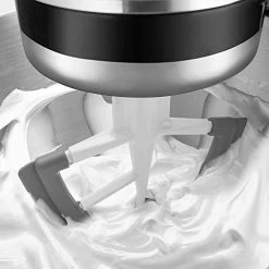 Cheapest 😍 Flex Edge Beater For Kitchenaid,Kitchen Aid Mixer Accessory,Kitchen Aid Attachments For Mixer,Fits Tilt-Head Stand Mixer Bowls For 4.5-5 Quart Bowls,Beater With Silicone Edges,White Gray 🎁 -Small Appliance Parts Shop 41UtZWC2fuL