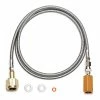 Best Sale 🔥 CO2 Adapter&Stainless Steel Braided Hose Kit For Soda Stream Series Soda Water Maker, CGA320 To M18*1.5 CO2 Refill Adapter For Connect Large CO2 Storage Tanks And Soda Maker CO2 Cylinder Series 🛒 -Small Appliance Parts Shop 41VIVAGjDPL