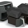 Best Pirce ❤️ 2 Packs Air Fryer Silicone Pots, Rectangle Reusable Food Grade Replacement Air Fryer Silicone Liner Basket Bowl Accessories For Ninja Foodi Dual DZ201 DZ401 Instant Vortex 8 QT 10 QT Air Fryer 🔥 -Small Appliance Parts Shop 41VM0lIS1OL