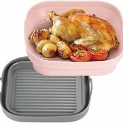 Deals βοΈ OUTXE 2-Pack Square Silicone Air Fryer Liners 8 Inch For 4 To 7 QT Reusable Air Fryer Pot Air Fryer Inserts For Oven Microwave Accessories (Grey+Pink) π 13 Deals βοΈ OUTXE 2-Pack Square Silicone Air Fryer Liners 8 Inch For 4 To 7 QT Reusable Air Fryer Pot Air Fryer Inserts For Oven Microwave Accessories (Grey+Pink) π -Small Appliance Parts Shop 41XSljkZawL. AC