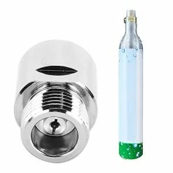 Buy ⭐ Metal CO2 Soda Cylinder Adapter Female Thread TR21-4 To Male Thread CGA320 Conversion Kit For Soda-Club 😉 -Small Appliance Parts Shop 41ZY7OG93KL