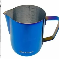 Best deal π€© GLOBOTECH Milk Frothing Pitcher Latte Cup - Stainless Steel Pitcher Latte Art Espresso Machine Accessories Steaming Pitcher Cappuccino Coffee Milk Frother Cups 12 Oz (350ml)β¦ 02 Blue β 21 Best deal π€© GLOBOTECH Milk Frothing Pitcher Latte Cup - Stainless Steel Pitcher Latte Art Espresso Machine Accessories Steaming Pitcher Cappuccino Coffee Milk Frother Cups 12 Oz (350ml)β¦ 02 Blue β -Small Appliance Parts Shop 41ZrHKthdL. AC