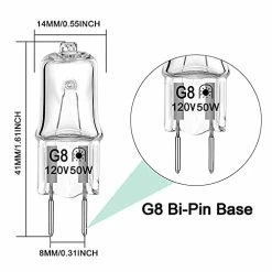 Deals 😉 DUMILOO Halogen Light Bulb For GE Microwave Oven, Light Bulb For GE Over The Stove Range Microwave Hood, Night Light/Stove Light Bulb For GE Microwave, Replaces WB08X10057 WB08X10051, 4 Pack 50w 🧨 -Small Appliance Parts Shop 41aU2u25Y6L