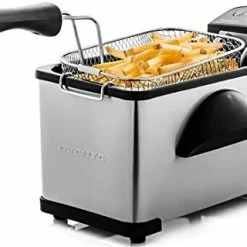Flash Sale 🔔 Ovente Electric Deep Fryer 2 Liter Capacity, 1500W With Lid, Viewing Window, Adjustable Temperature Knob And Stainless Steel Frying Basket Perfect For Fried Chicken, Nuggets & Fries, Silver FDM2201BR Silver - 2 Liter 🛒 -Small Appliance Parts Shop 41cE2gb1QL. AC
