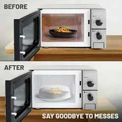 Wholesale 🛒 Ram-Pro Microwave Cover For Food, Microwave Splatter Proof Plate Guard, Microwave Lid Food Cover For Microwave Oven With Steam Vents, Clear Dishwasher Safe BPA Free Plastic, 10 Inch – By ⭐ -Small Appliance Parts Shop 41cyFaNH4IL