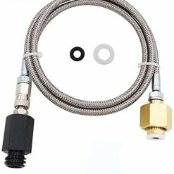 Buy 👏 Upgraded Soda Machine Co2 Adapter With High Pressure Stainless Steel External Hose, CGA320 Co2 Tank Direct Adapter To TR21-4 G1/2 Soda Water Machine (36 Inch) 🔥