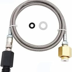 Buy 👏 Upgraded Soda Machine Co2 Adapter With High Pressure Stainless Steel External Hose, CGA320 Co2 Tank Direct Adapter To TR21-4 G1/2 Soda Water Machine (36 Inch) 🔥 -Small Appliance Parts Shop 41dM4miQpWL. AC