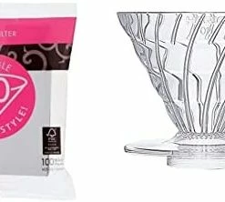 Best Pirce 🥰 Hario V60 Paper Coffee Filters Single Use Pour Over Cone Filters Size 02, Natural, 100 Count 💯 -Small Appliance Parts Shop 41dujhNG6GL. AC