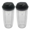 Wholesale ✨ Replacement Personal Jar 32oz Cup And To Go Lid For Nutribullet Select Blender 1200/NutriBullet PRO 1000 &Blender Combo ZNBF30400Z/ZNBF30500Z (2x 32oz Cup With Lid) 👏 -Small Appliance Parts Shop 41e76YY1UQL