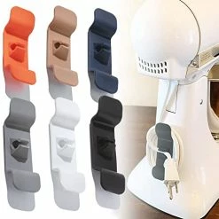 Discount 👍 Cord Organizer For Appliance, Kitchen Appliance Cord Organizer Stick On, Cord Wrapper Winder Holder For Appliance, Adhesive Cord Keeper For Blender Mixer, Coffee Maker. Kitchen Gadgets Accessories 😉