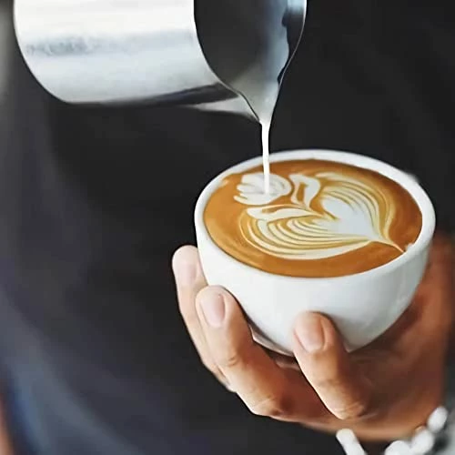 Best deal π€© GLOBOTECH Milk Frothing Pitcher Latte Cup - Stainless Steel Pitcher Latte Art Espresso Machine Accessories Steaming Pitcher Cappuccino Coffee Milk Frother Cups 12 Oz (350ml)β¦ 02 Blue β 6 Best deal π€© GLOBOTECH Milk Frothing Pitcher Latte Cup - Stainless Steel Pitcher Latte Art Espresso Machine Accessories Steaming Pitcher Cappuccino Coffee Milk Frother Cups 12 Oz (350ml)β¦ 02 Blue β - Image 4