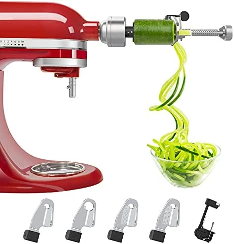 New ๐ฅ Bestand Spiralizer Attachment Compatible With KitchenAid Stand Mixer, Comes With Peel, Core And Slice, Vegetable Slicer(Not KitchAid Brand Spiralizer) (5 Blades) ๐ฅ 8 New ๐ฅ Bestand Spiralizer Attachment Compatible With KitchenAid Stand Mixer, Comes With Peel, Core And Slice, Vegetable Slicer(Not KitchAid Brand Spiralizer) (5 Blades) ๐ฅ - Image 6