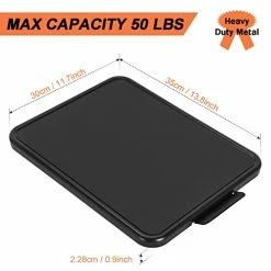 New 🤩 Kitchen Caddy Sliding Tray, Appliance Coffee Maker Slider Large Rolling Tray Under Cabinet Countertop Storage Moving Sliders For Stand Mixer Air Fryer Toaster Blender With Wheels (11.7'' W × 13.8''D) 😍 -Small Appliance Parts Shop 41hF3kyE29L