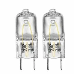 Best Sale 🛒 Light Bulb For GE Microwave Oven - Halogen Light Bulb Fits For GE Samsung Kenmore Elite Maytag Over The Stove Range Microwave, Night Light/Stove Light Bulb For GE Microwave, Replaces WB25X10019, 2Pack ✨