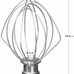 Outlet ⭐ KITCHPOWER K45WW Wire Whip Attachment For Tilt-Head Stand Mixer For KitchenAid Stainless Steel Egg Cream Stirrer, Flour Cake Balloon Whisk 😀 -Small Appliance Parts Shop 41hNJKebrbL