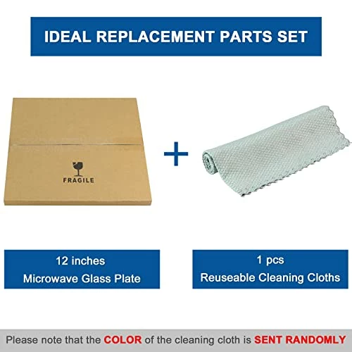 Discount 🌟 Fetechmate 12" Microwave Glass Plate Replacement W10337247 Glass Turntable Tray For Whirl.pool Microwave Replace W11291538 W11367904 🎁 6 Discount 🌟 Fetechmate 12" Microwave Glass Plate Replacement W10337247 Glass Turntable Tray For Whirl.pool Microwave Replace W11291538 W11367904 🎁 - Image 4