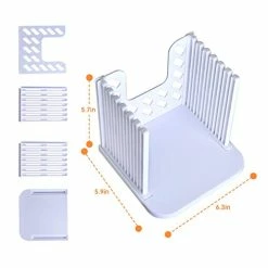 Brand new 👍 Akamino Bread Slicer, Bread Slicers For Homemade Bread, Folding And Adjustable Thicknesses Bread Cutter(White) 💯 12 Brand new 👍 Akamino Bread Slicer, Bread Slicers For Homemade Bread, Folding And Adjustable Thicknesses Bread Cutter(White) 💯 -Small Appliance Parts Shop 41ieXCPfZnL