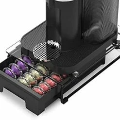 Best reviews of ❤️ EVERIE Crystal Tempered Glass Organizer Drawer Holder Compatible With Nespresso Vertuo Capsules, Compatible With 40 Big Or 52 Small Vertuoline Pods, 12'' Wide By 16.5'' Deep By 3.5'' High ✨ -Small Appliance Parts Shop 41igDbIbz1L. AC