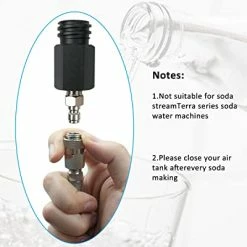 Deals 🤩 60in Fit For Soda Stream Adapter Hose Kit With Big Pressure Gauge CGA320 To TR21-4 Soda Maker Co2 Tank Direct Adapter Hose Maximum Working Pressure 4500PSI 🎁 -Small Appliance Parts Shop 41jBmYBPA8L