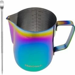 Best deal π€© GLOBOTECH Milk Frothing Pitcher Latte Cup - Stainless Steel Pitcher Latte Art Espresso Machine Accessories Steaming Pitcher Cappuccino Coffee Milk Frother Cups 12 Oz (350ml)β¦ 02 Blue β 26 Best deal π€© GLOBOTECH Milk Frothing Pitcher Latte Cup - Stainless Steel Pitcher Latte Art Espresso Machine Accessories Steaming Pitcher Cappuccino Coffee Milk Frother Cups 12 Oz (350ml)β¦ 02 Blue β -Small Appliance Parts Shop 41jOxgCcdVL. AC