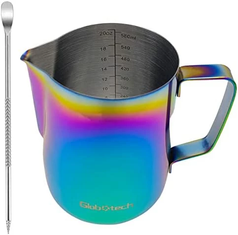 Best deal π€© GLOBOTECH Milk Frothing Pitcher Latte Cup - Stainless Steel Pitcher Latte Art Espresso Machine Accessories Steaming Pitcher Cappuccino Coffee Milk Frother Cups 12 Oz (350ml)β¦ 02 Blue β 13 Best deal π€© GLOBOTECH Milk Frothing Pitcher Latte Cup - Stainless Steel Pitcher Latte Art Espresso Machine Accessories Steaming Pitcher Cappuccino Coffee Milk Frother Cups 12 Oz (350ml)β¦ 02 Blue β - Image 11