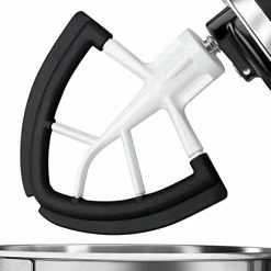 Cheapest 😍 Flex Edge Beater For Kitchenaid,Kitchen Aid Mixer Accessory,Kitchen Aid Attachments For Mixer,Fits Tilt-Head Stand Mixer Bowls For 4.5-5 Quart Bowls,Beater With Silicone Edges,White Gray 🎁 -Small Appliance Parts Shop 41jWLXoCfL. AC
