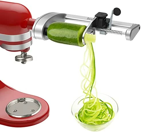 New ๐ฅ Bestand Spiralizer Attachment Compatible With KitchenAid Stand Mixer, Comes With Peel, Core And Slice, Vegetable Slicer(Not KitchAid Brand Spiralizer) (5 Blades) ๐ฅ 9 New ๐ฅ Bestand Spiralizer Attachment Compatible With KitchenAid Stand Mixer, Comes With Peel, Core And Slice, Vegetable Slicer(Not KitchAid Brand Spiralizer) (5 Blades) ๐ฅ - Image 7