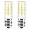 Promo ✨ Lacnooe E17 LED Bulbs Dimmable 5W Microwave Over Stove Bulb, 40W Incandescent Equivalent, Daylight White 6000K, Fit For Whirlpool Maytag GE Kenmore LG Microwaves, Replaces 8206232A 1890433 AP4512653, 2 Pack ❤️ -Small Appliance Parts Shop 41kZByL5DEL