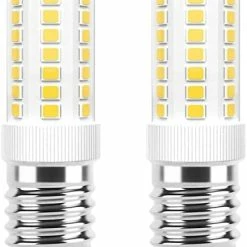 Promo ✨ Lacnooe E17 LED Bulbs Dimmable 5W Microwave Over Stove Bulb, 40W Incandescent Equivalent, Daylight White 6000K, Fit For Whirlpool Maytag GE Kenmore LG Microwaves, Replaces 8206232A 1890433 AP4512653, 2 Pack ❤️ -Small Appliance Parts Shop 41kZByL5DEL. AC