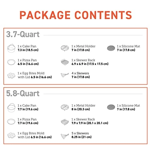 Best Sale 👍 COSORI Air Fryer Accessories, Set Of 6 Fit For Most 5.8Qt And Larger Oven Cake & Pizza Pan, Metal Holder, Skewer Rack & Skewers, Etc, BPA Free, Nonstick 🧥 Coating, Dishwasher Safe, Black 👍 7 Best Sale 👍 COSORI Air Fryer Accessories, Set Of 6 Fit For Most 5.8Qt And Larger Oven Cake & Pizza Pan, Metal Holder, Skewer Rack & Skewers, Etc, BPA Free, Nonstick 🧥 Coating, Dishwasher Safe, Black 👍 - Image 5