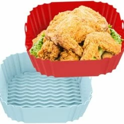 Deals βοΈ OUTXE 2-Pack Square Silicone Air Fryer Liners 8 Inch For 4 To 7 QT Reusable Air Fryer Pot Air Fryer Inserts For Oven Microwave Accessories (Grey+Pink) π 15 Deals βοΈ OUTXE 2-Pack Square Silicone Air Fryer Liners 8 Inch For 4 To 7 QT Reusable Air Fryer Pot Air Fryer Inserts For Oven Microwave Accessories (Grey+Pink) π -Small Appliance Parts Shop 41nBjipqfTL. AC