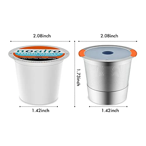 Wholesale ๐งจ NOALTO Reusable K Cup Coffee Filters,Universal Stainless Steel Refillable K-Cups Filter Use For Keurig 2.0 And 1.0 Coffee Makers-brewers(2pack)โฆ โ 6 Wholesale ๐งจ NOALTO Reusable K Cup Coffee Filters,Universal Stainless Steel Refillable K-Cups Filter Use For Keurig 2.0 And 1.0 Coffee Makers-brewers(2pack)โฆ โ - Image 4
