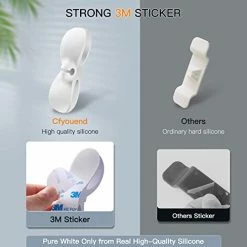 New ๐ฏ 3 Pack Cfyouend Newest Designed For Cord Organizer, Cord Wrap, Cords Holder, Cable Organizer Stick Firmly On Kitchen Appliances Mixer, Coffee Maker, Pressure Cooker, Air Fryer And Other Appliances 3 Pcs - Multicolor โจ