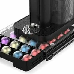 Best reviews of ❤️ EVERIE Crystal Tempered Glass Organizer Drawer Holder Compatible With Nespresso Vertuo Capsules, Compatible With 40 Big Or 52 Small Vertuoline Pods, 12'' Wide By 16.5'' Deep By 3.5'' High ✨ -Small Appliance Parts Shop 41qFJueBHTL. AC