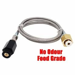 Buy 👏 Upgraded Soda Machine Co2 Adapter With High Pressure Stainless Steel External Hose, CGA320 Co2 Tank Direct Adapter To TR21-4 G1/2 Soda Water Machine (36 Inch) 🔥 -Small Appliance Parts Shop 41qPFb6424S