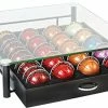 New 🎁 Deco Brothers DecoBros Crystal Tempered Glass Nespresso Vertuoline Storage Drawer Holder For Capsules Black 🔔