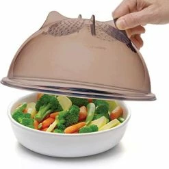 Coupon 😍 Progressive International Microwave Food Cover, 10.25 Inches, Gray 🌟 -Small Appliance Parts Shop 41qsFK7tzXL. AC