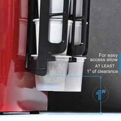 Best Pirce 😍 STORAGENIE Coffee Pod Holder For Keurig K-cup, Side Mount K Cup Storage, Perfect For Small Counters (2 Pack/For 10 K Cups, Black) 🔥 -Small Appliance Parts Shop 41rV0FkXXiL