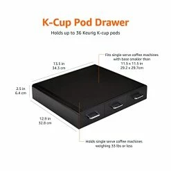 Cheapest ⌛ Amazon Basics Coffee Pod Storage Drawer For K-Cup Pods, 36 Pod Capacity, Black ✨ -Small Appliance Parts Shop 41rbbTIgDDL
