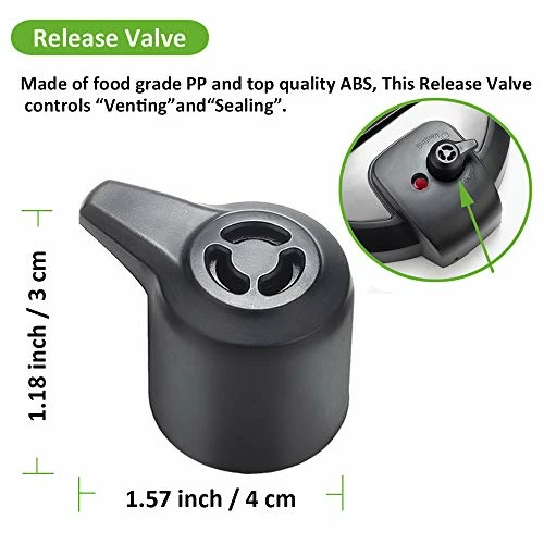 New ๐งจ Steam Release Handle, Float Valve Compatible With Instant Pot Duo/Duo Plus 8 Qt - Also Including Replacements Parts Of Float Valve Gaskets And Anti-Block Shield ๐ 4 New ๐งจ Steam Release Handle, Float Valve Compatible With Instant Pot Duo/Duo Plus 8 Qt - Also Including Replacements Parts Of Float Valve Gaskets And Anti-Block Shield ๐ - Image 2