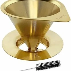 Top 10 ✔️ Pour Over Coffee Dripper Stainless Steel LHS Slow Drip Coffee Filter Metal Cone Paperless Reusable Single Cup Coffee Maker 1-2 Cup With Non-slip Cup Stand And Cleaning Brush Golden Mesh 1-2 Cups ⭐ 18 Top 10 ✔️ Pour Over Coffee Dripper Stainless Steel LHS Slow Drip Coffee Filter Metal Cone Paperless Reusable Single Cup Coffee Maker 1-2 Cup With Non-slip Cup Stand And Cleaning Brush Golden Mesh 1-2 Cups ⭐ -Small Appliance Parts Shop 41t mpCPhL. AC