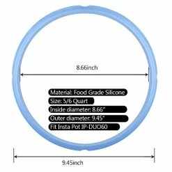 Top 10 🔔 3PCS Silicone Sealing Ring For Instant Pot 6 Qt, Insta Pot Seals Replacement Gasket 6 Quart Instapot Sealing Ring For 6/5Qt, Food-Grade Silicone For IP-DUO60, IP-LUX60, IP-DUO50, Smart-60, IP-CSG60 Red & Black & Clear 💯 15 Top 10 🔔 3PCS Silicone Sealing Ring For Instant Pot 6 Qt, Insta Pot Seals Replacement Gasket 6 Quart Instapot Sealing Ring For 6/5Qt, Food-Grade Silicone For IP-DUO60, IP-LUX60, IP-DUO50, Smart-60, IP-CSG60 Red & Black & Clear 💯 -Small Appliance Parts Shop 41t1NckuNDL