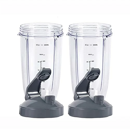 Discount 🥰 Blender Cups For Nutribullet Blender, 32OZ Cup With Flip Top To Go Lid Compatible With Nutribullet 600W 900W Blenders, Blender Replacement Parts 2 Pcs ⭐ 3 Discount 🥰 Blender Cups For Nutribullet Blender, 32OZ Cup With Flip Top To Go Lid Compatible With Nutribullet 600W 900W Blenders, Blender Replacement Parts 2 Pcs ⭐