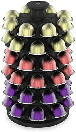 Coupon 🔔 Everie Rotary Coffee Pod Capsules Carousel Holder Organizer Compatible With 40 Nespresso Vertuoline Capsules (Black) 😍 9 Coupon 🔔 Everie Rotary Coffee Pod Capsules Carousel Holder Organizer Compatible With 40 Nespresso Vertuoline Capsules (Black) 😍 - Image 7