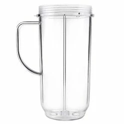 Coupon ✔️ QT Tall 22oz Replacement Part Cup Mug With Handle Compatible With 250w Magic Bullet On-The-Go Mug 😍
